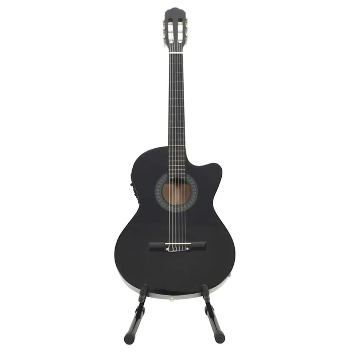 Set Chitarra Western 12 pz con Equalizzatore e 6 Corde Nera 70139