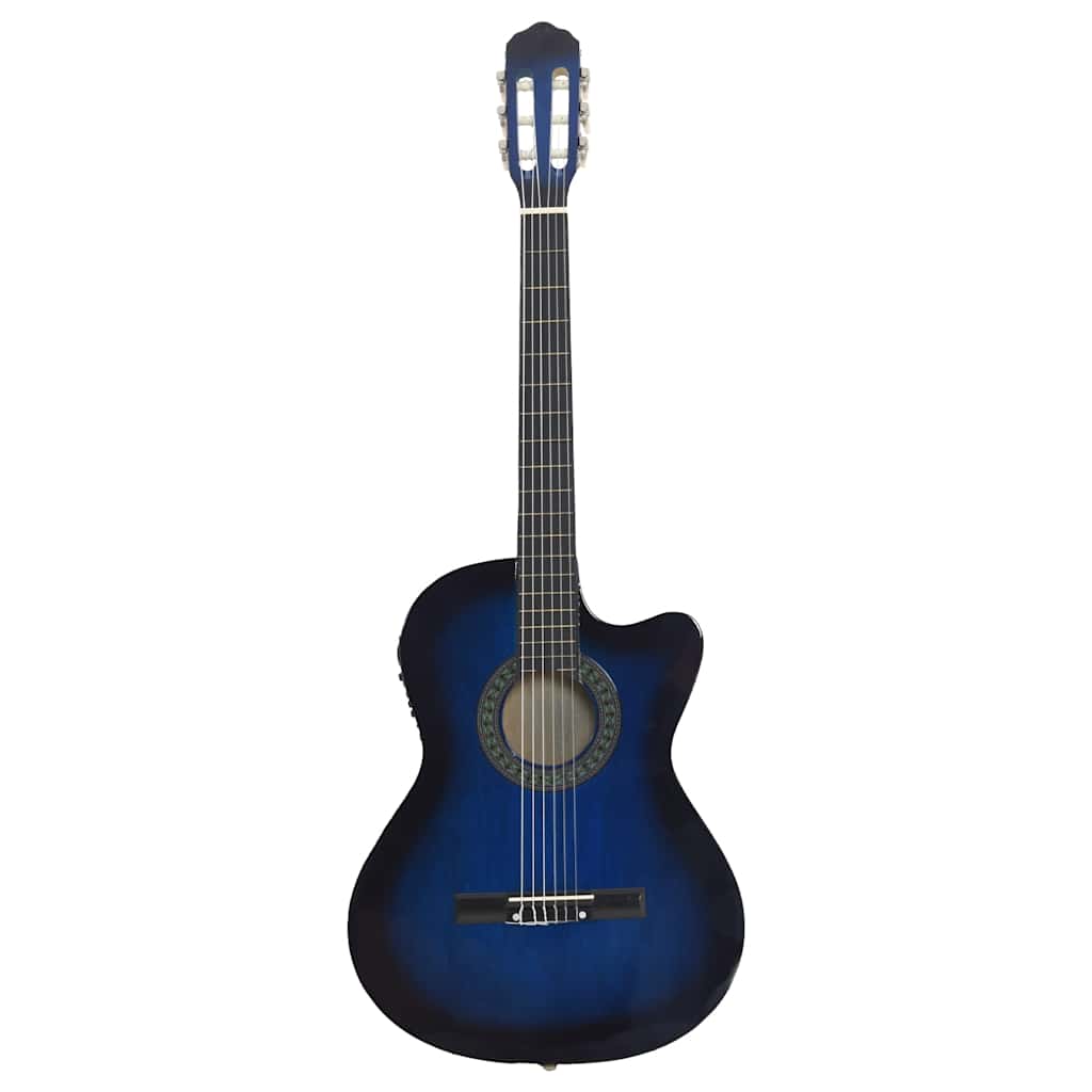 Chitarra Classica Western con Equalizzatore e 6 Corde Blu    cod mxl 63280