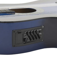 Chitarra Classica Western con Equalizzatore e 6 Corde Blu 70140
