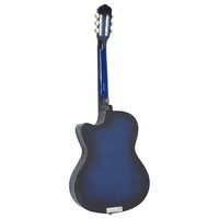 Set Chitarra Western 12 pz con Equalizzatore e 6 Corde Blu