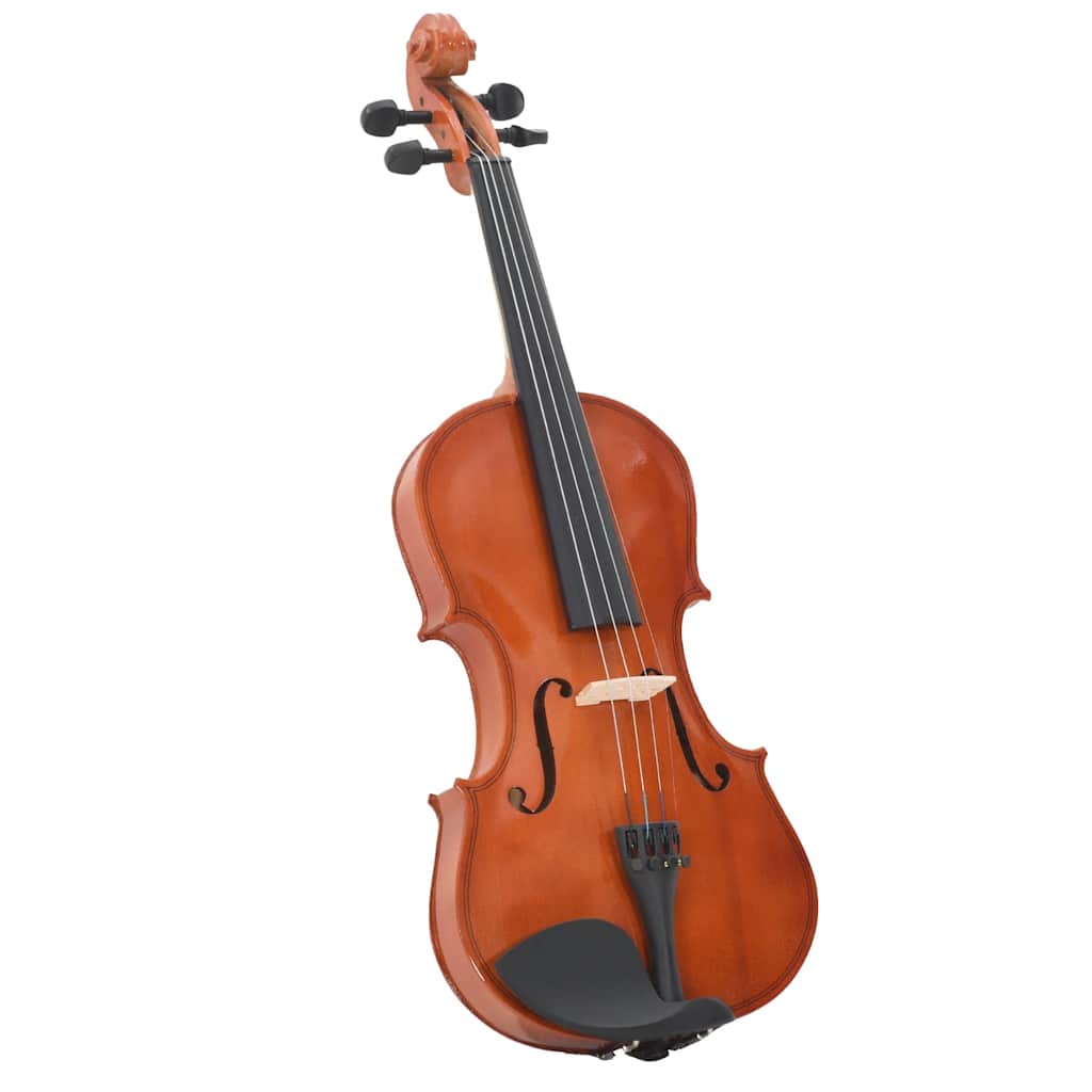 Set Completo Violino con Arco e Mentoniera Legno Scuro 4/4