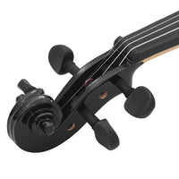 Set Completo Violino con Arco e Mentoniera Nero 4/4 70143