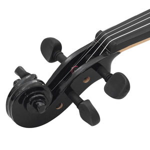 Set Completo Violino con Arco e Mentoniera Nero 4/4 70143