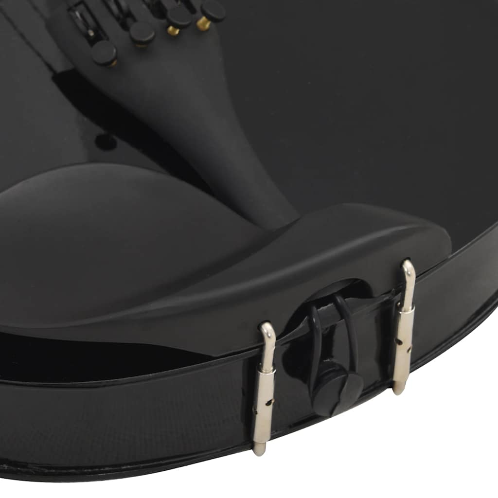 Set Completo Violino con Arco e Mentoniera Nero 4/4 70143