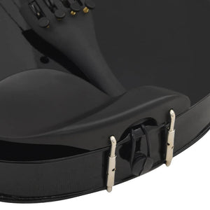 Set Completo Violino con Arco e Mentoniera Nero 4/4 70143