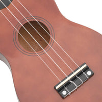 Set Ukulele Soprano con Borsa per Bambini Legno Scuro 21"     cod mxl 75869
