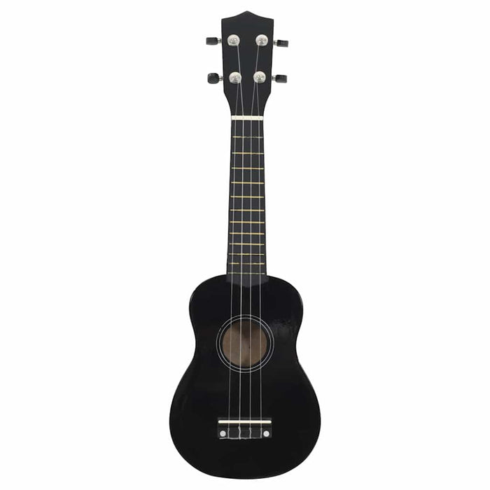 Set Ukulele Soprano con Borsa per Bambini Nera 21" 70147