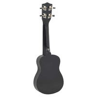 Set Ukulele Soprano con Borsa per Bambini Nera 21" cod mxl 75601