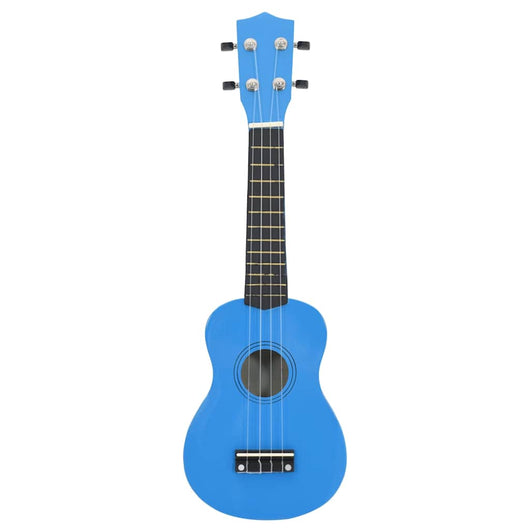 Set Ukulele Soprano con Borsa per Bambini Blu 21" 70149