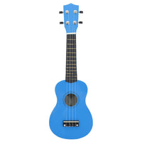 Set Ukulele Soprano con Borsa per Bambini Blu 21"cod mxl 104591