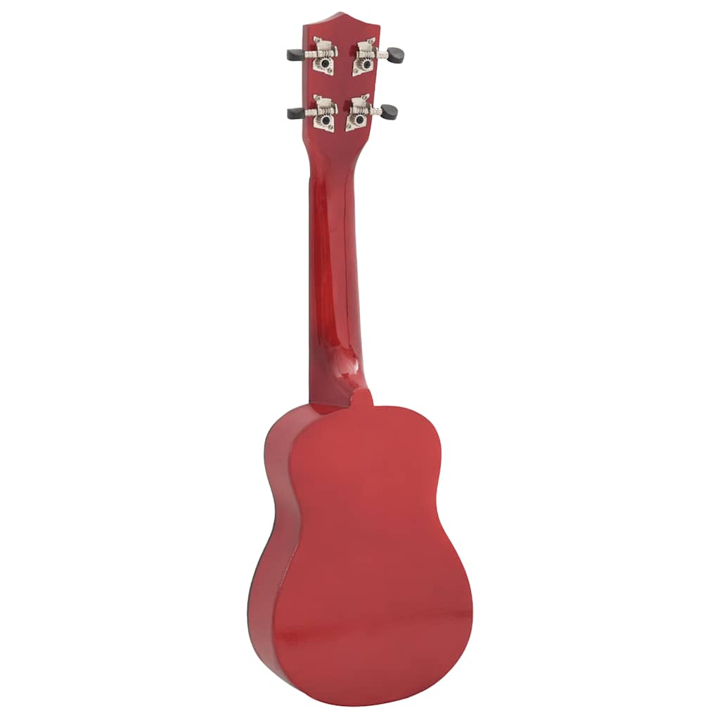 Set Ukulele Soprano con Borsa per Bambini Legno Chiaro 23"