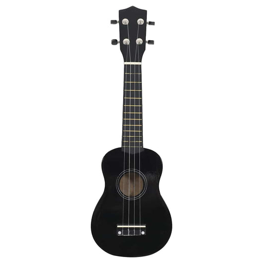 Set Ukulele Soprano con Borsa per Bambini Nera 23" 70152