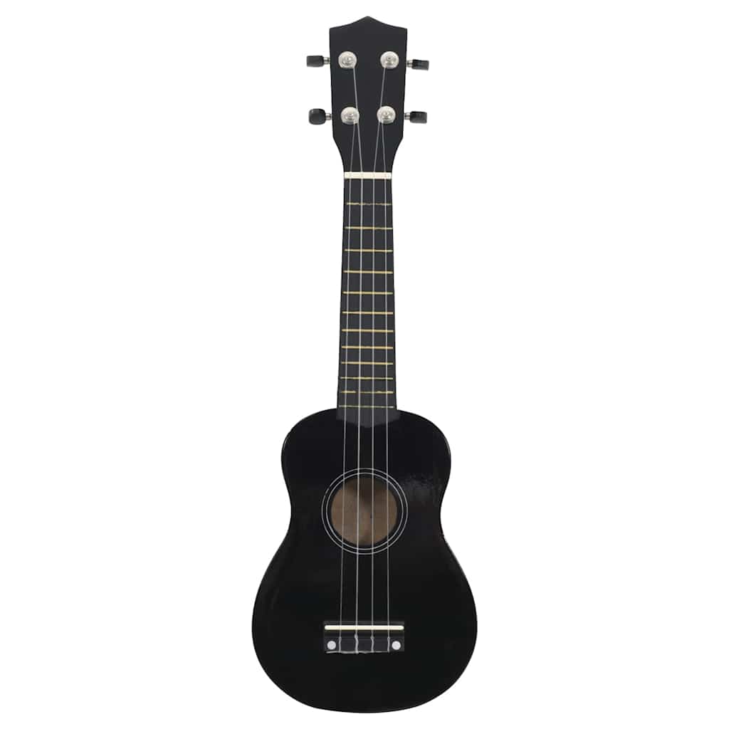 Set Ukulele Soprano con Borsa per Bambini Nera 23" cod mxl 74107
