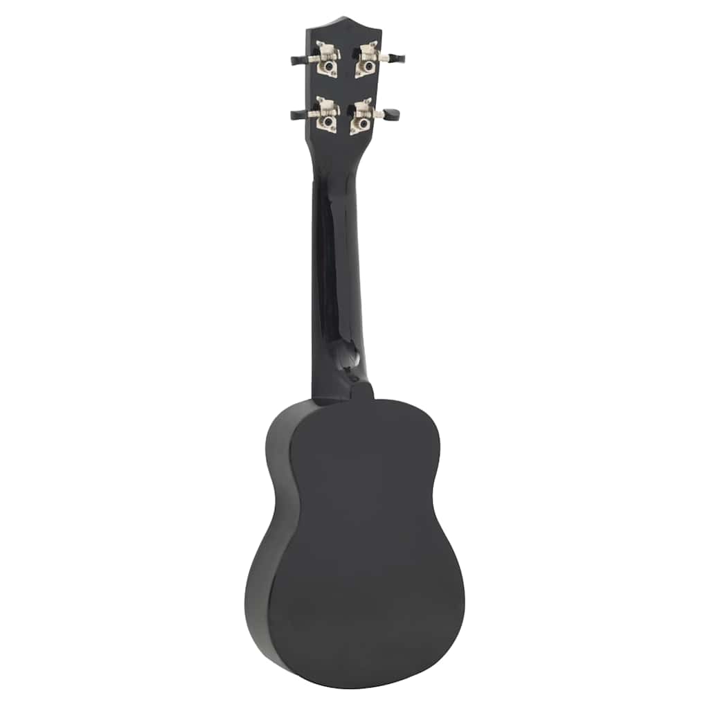 Set Ukulele Soprano con Borsa per Bambini Nera 23" cod mxl 74107