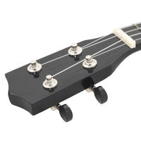 Set Ukulele Soprano con Borsa per Bambini Nera 23" 70152