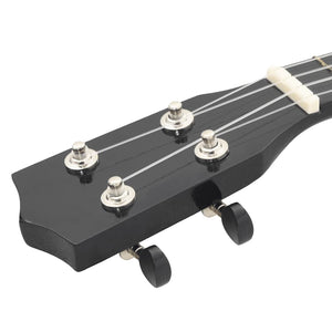 Set Ukulele Soprano con Borsa per Bambini Nera 23" 70152