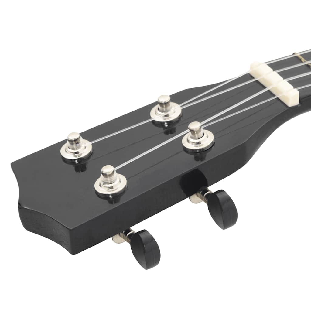 Set Ukulele Soprano con Borsa per Bambini Nera 23" cod mxl 74107