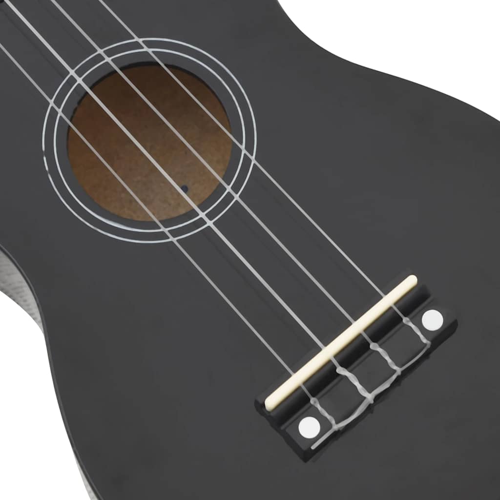 Set Ukulele Soprano con Borsa per Bambini Nera 23" 70152