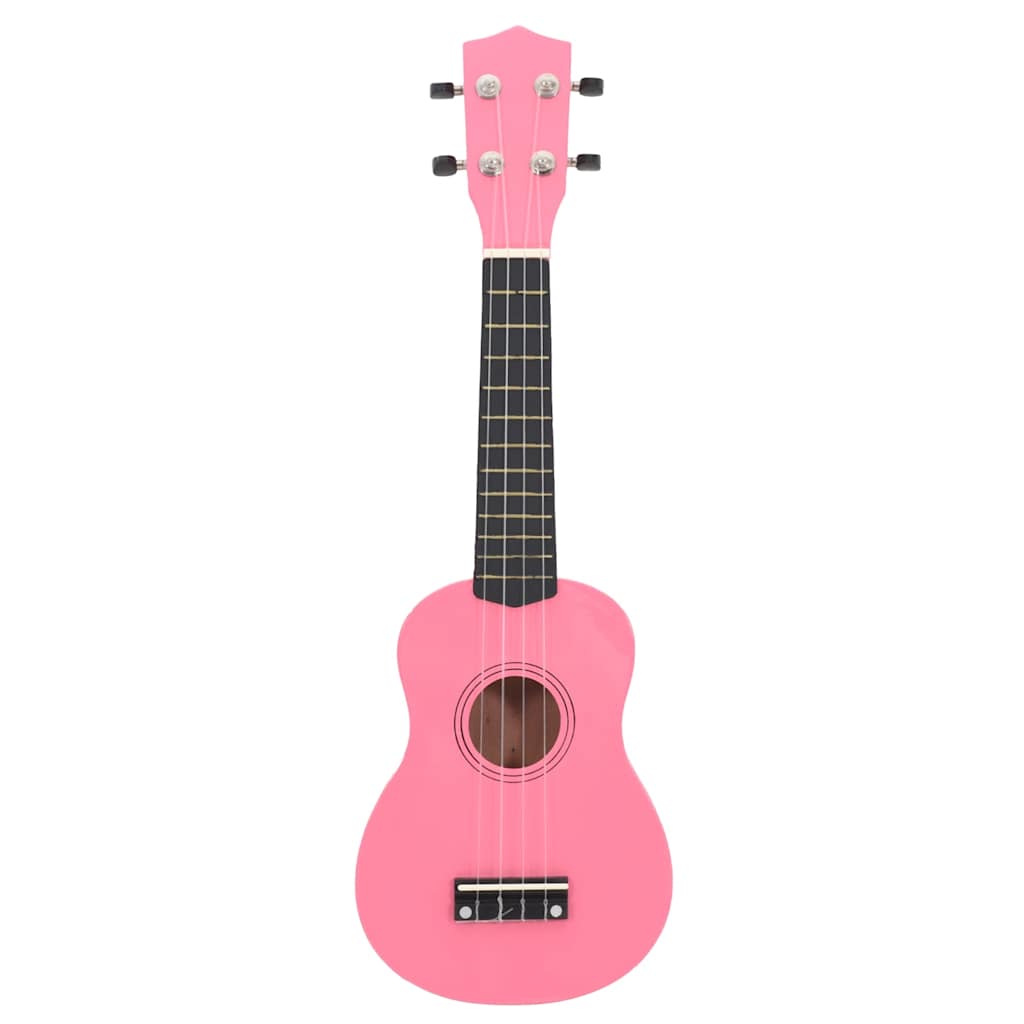 Set Ukulele Soprano con Borsa per Bambini Rosa 23" 70153