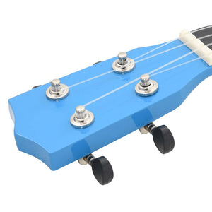 Set Ukulele Soprano con Borsa per Bambini Blu Baby 23" 70154