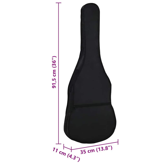 Custodia per Chitarra Classica 1/2 (34") Nera 94x35 cm in Tessuto 70157