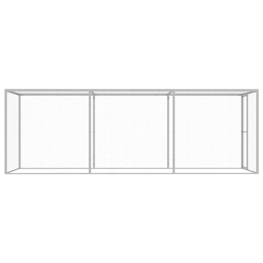 Gabbia per Gatti 4,5x1,5x1,5 m in Acciaio Zincato 146358