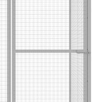 Gabbia per Gatti 6x1,5x1,5 m in Acciaio Zincato 146359