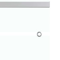 Porta Scorrevole in Vetro ESG e Alluminio 76x212 cm Argento 288058