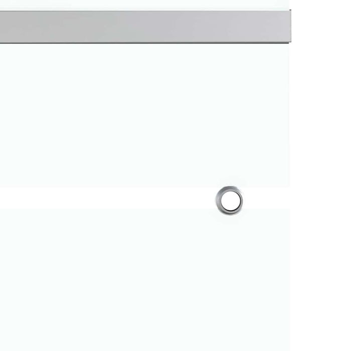 Porta Scorrevole in Vetro ESG e Alluminio 76x212 cm Argento 288058