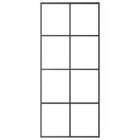 Porta Scorrevole in Vetro ESG e Alluminio 90x205 cm Neracod mxl 97240