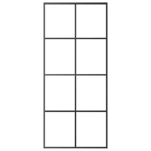 Porta Scorrevole in Vetro ESG e Alluminio 90x205 cm Neracod mxl 97240