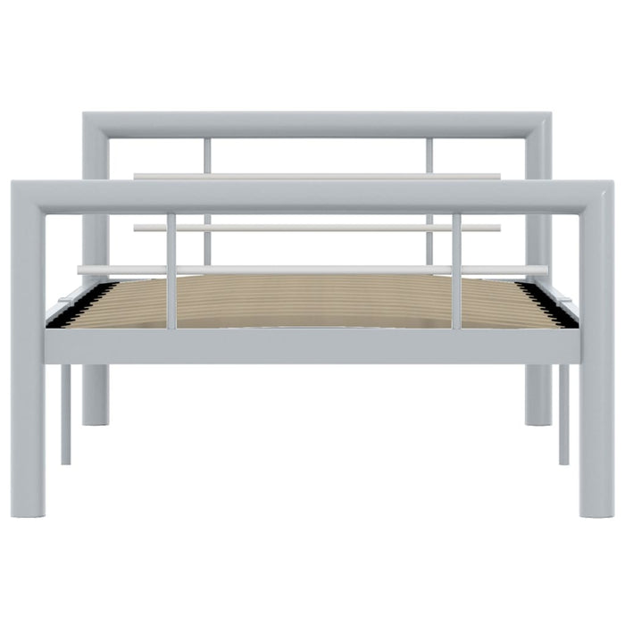 Giroletto Grigio e Bianco in Metallo 90x200 cm cod mxl 62543