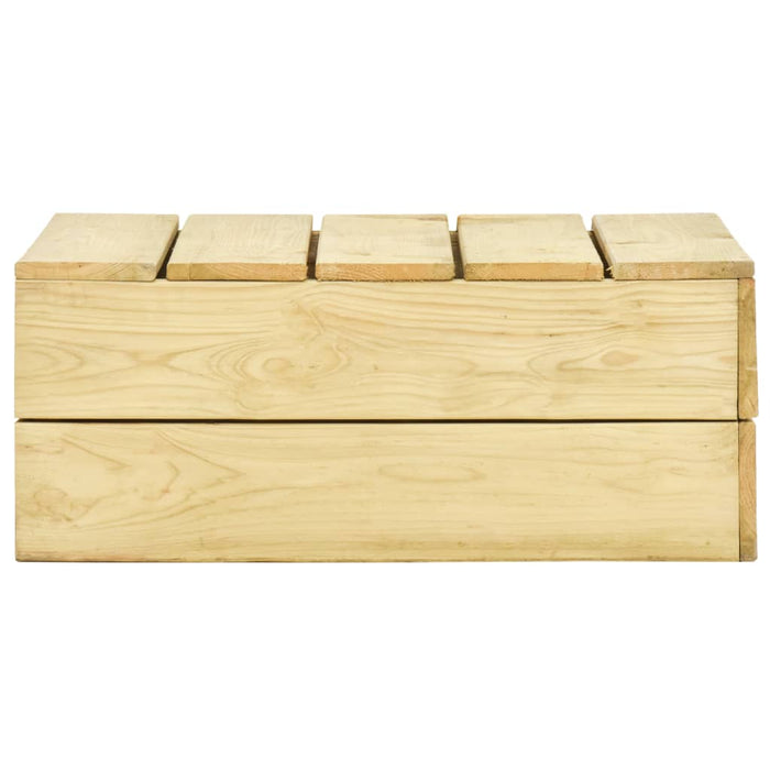 Set Divani da Giardino 2 pz in Legno di Pino Impregnato 3053195