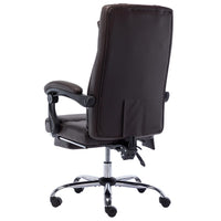 Sedia da Ufficio Massaggiante Marrone in Similpelle 20297