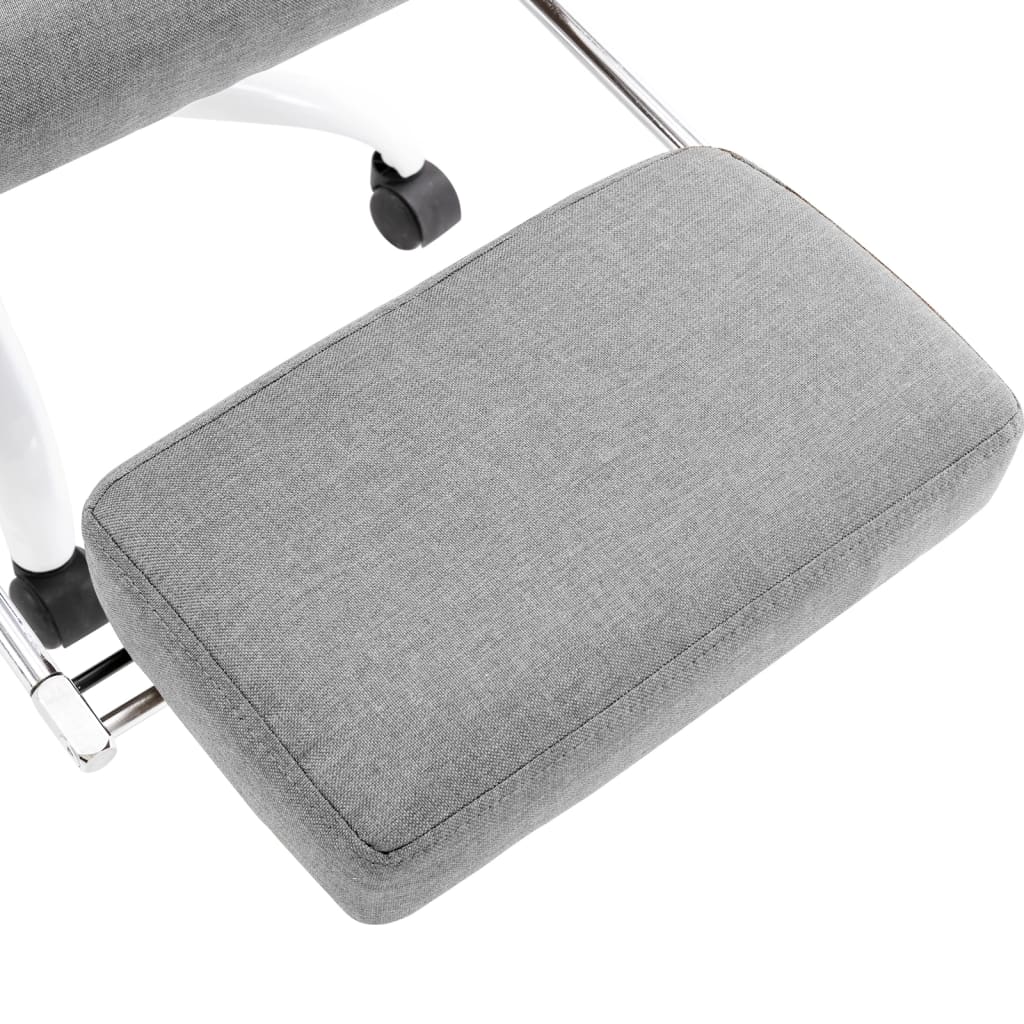 Sedia Massaggiante da Ufficio Grigia in Tessuto 20321