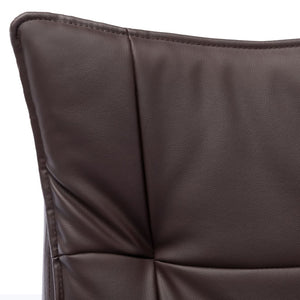 Sedia da Ufficio Marrone in Similpelle 20353