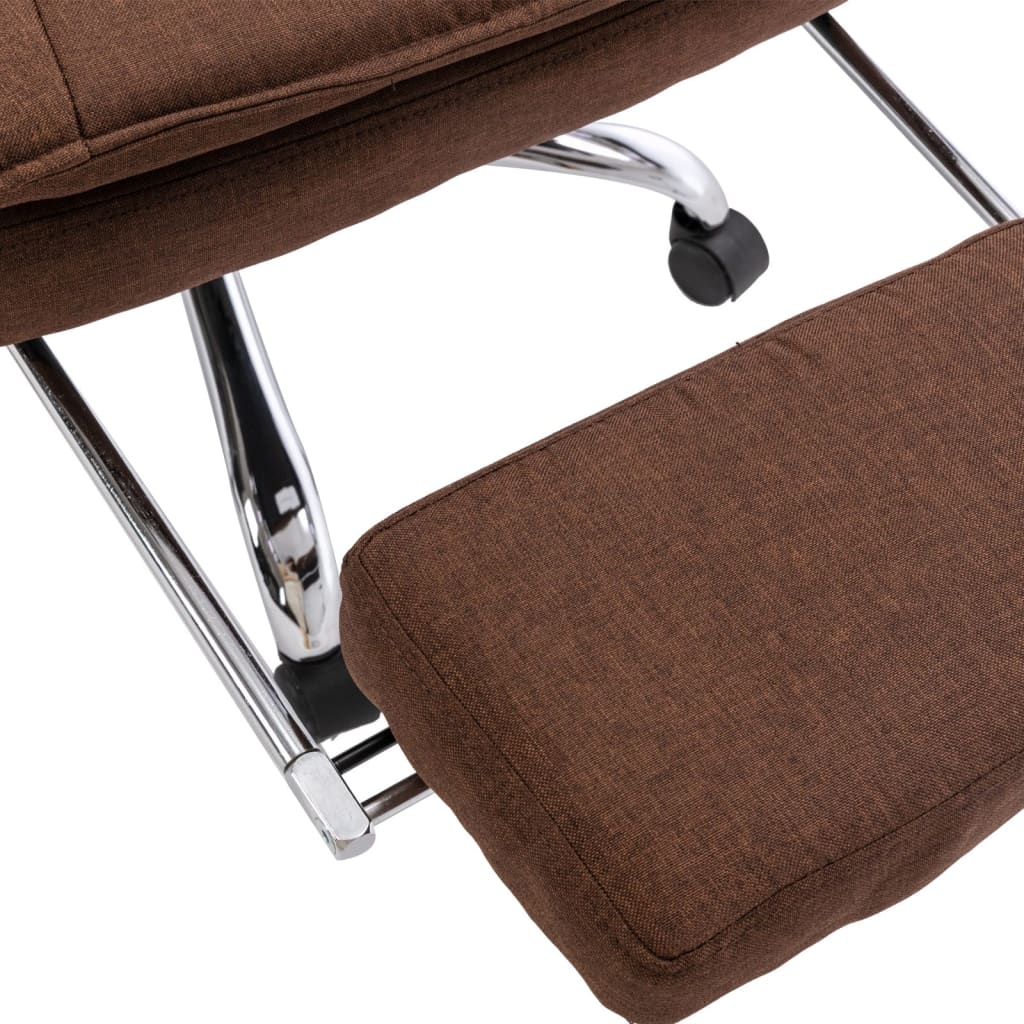 Sedia da Ufficio Marrone in Tessuto cod mxl 9248