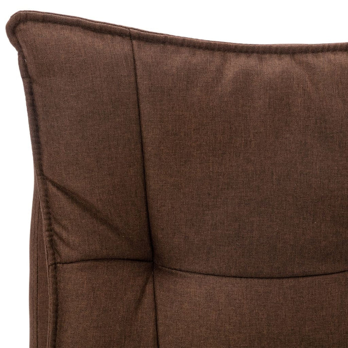 Sedia Massaggiante da Ufficio Marrone in Tessuto cod mxl 22985