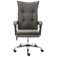 Sedia Massaggiante da Ufficio Grigia in Tessuto cod mxl 26282