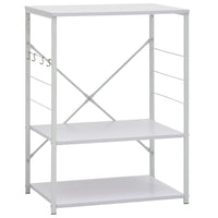 Mobile per Microonde Bianco 60x39,6x79,5 cm Legno Multistrato 288236