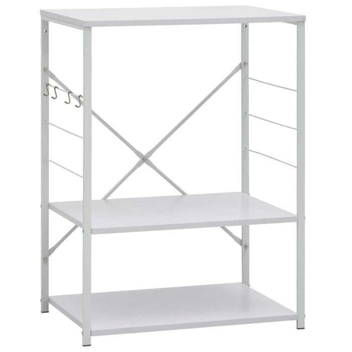 Mobile per Microonde Bianco 60x39,6x79,5 cm Legno Multistrato 288236