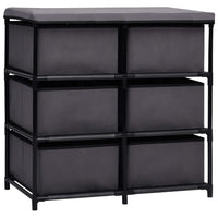 Armadietto con 6 Cassetti 55x29x55 cm Grigio in Acciaio cod mxl 54326