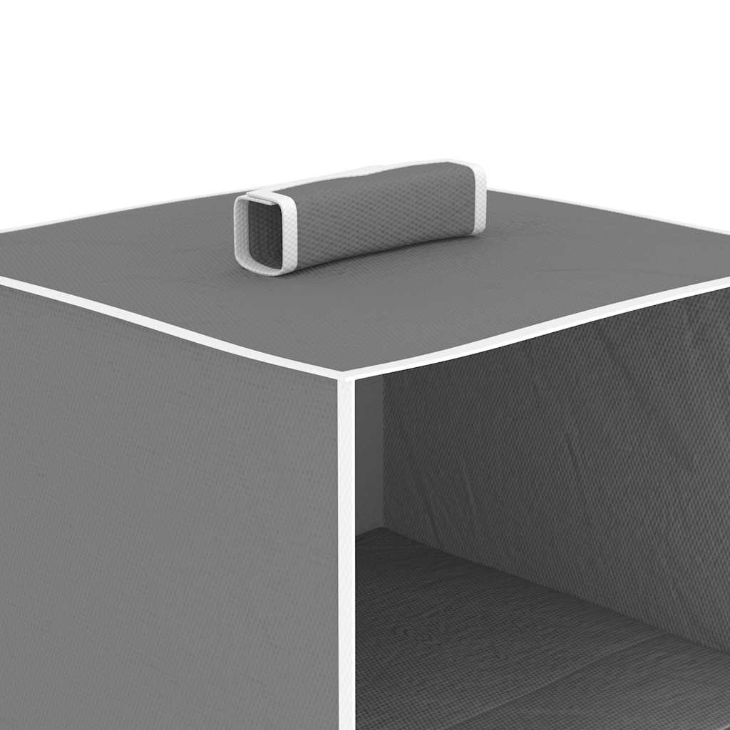 Organizer per Armadio da Appendere con 4 Ripiani 2 pz Tessuto 288324