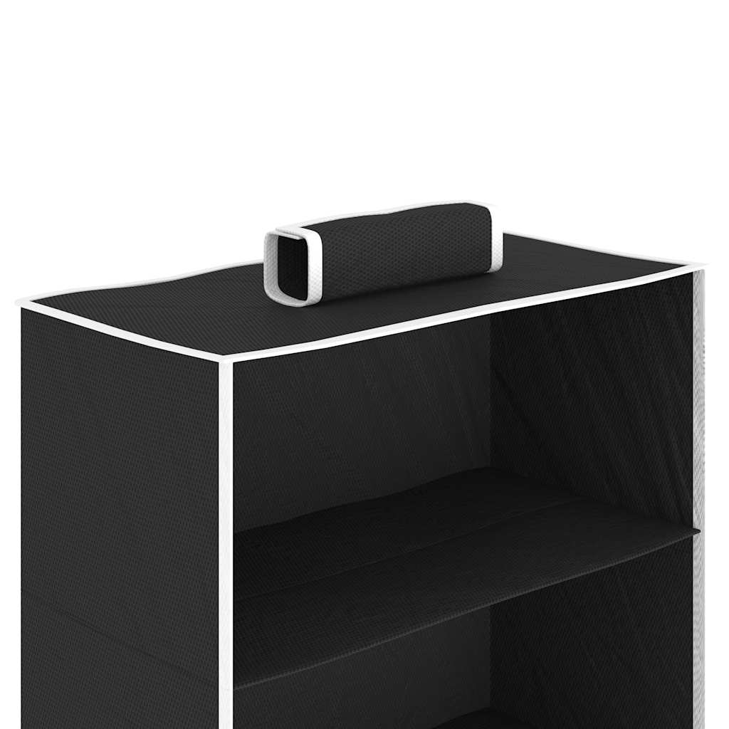 Organizer per Armadio da Appendere con 6 Ripiani 2 pz Tessuto 288325