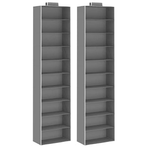 Organizer per Armadio da Appendere 2 pz con 10 Ripiani Tessutocod mxl 103833