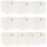 Scatole 10 pz Bianche 32x32x32 cm in Tessuto cod mxl 46878