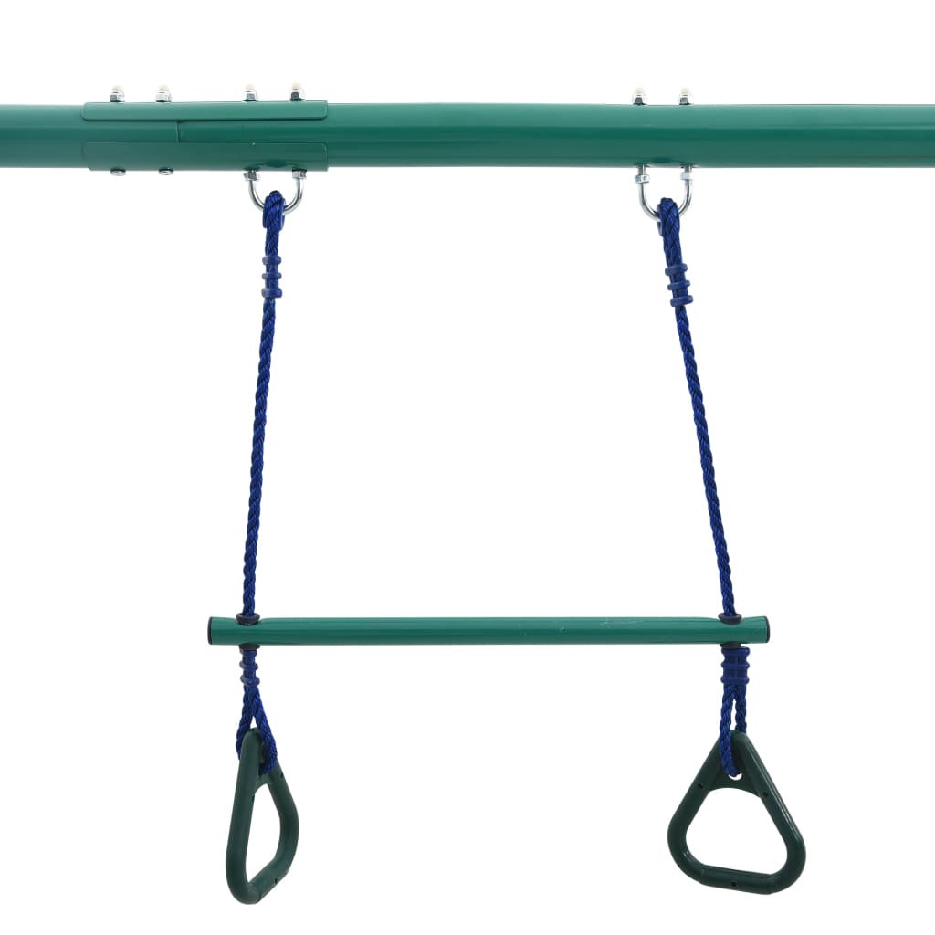 Set Altalene con Anelli per Ginnastica e 4 Sedili in Acciaio 92315
