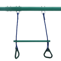 Set Altalene con Anelli per Ginnastica e 4 Sedili in Acciaio 92315