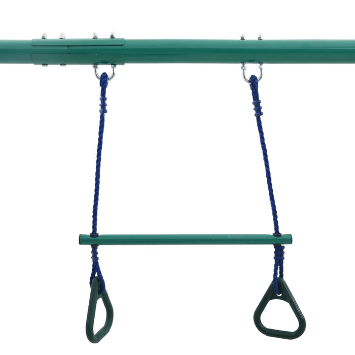Set Altalene con Anelli per Ginnastica e 4 Sedili in Acciaio 92315