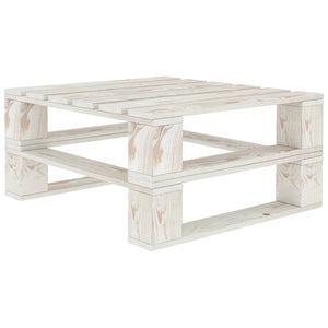 Set Salotto da Giardino Pallet 6 pz con Cuscini Crema in Legno 3052466